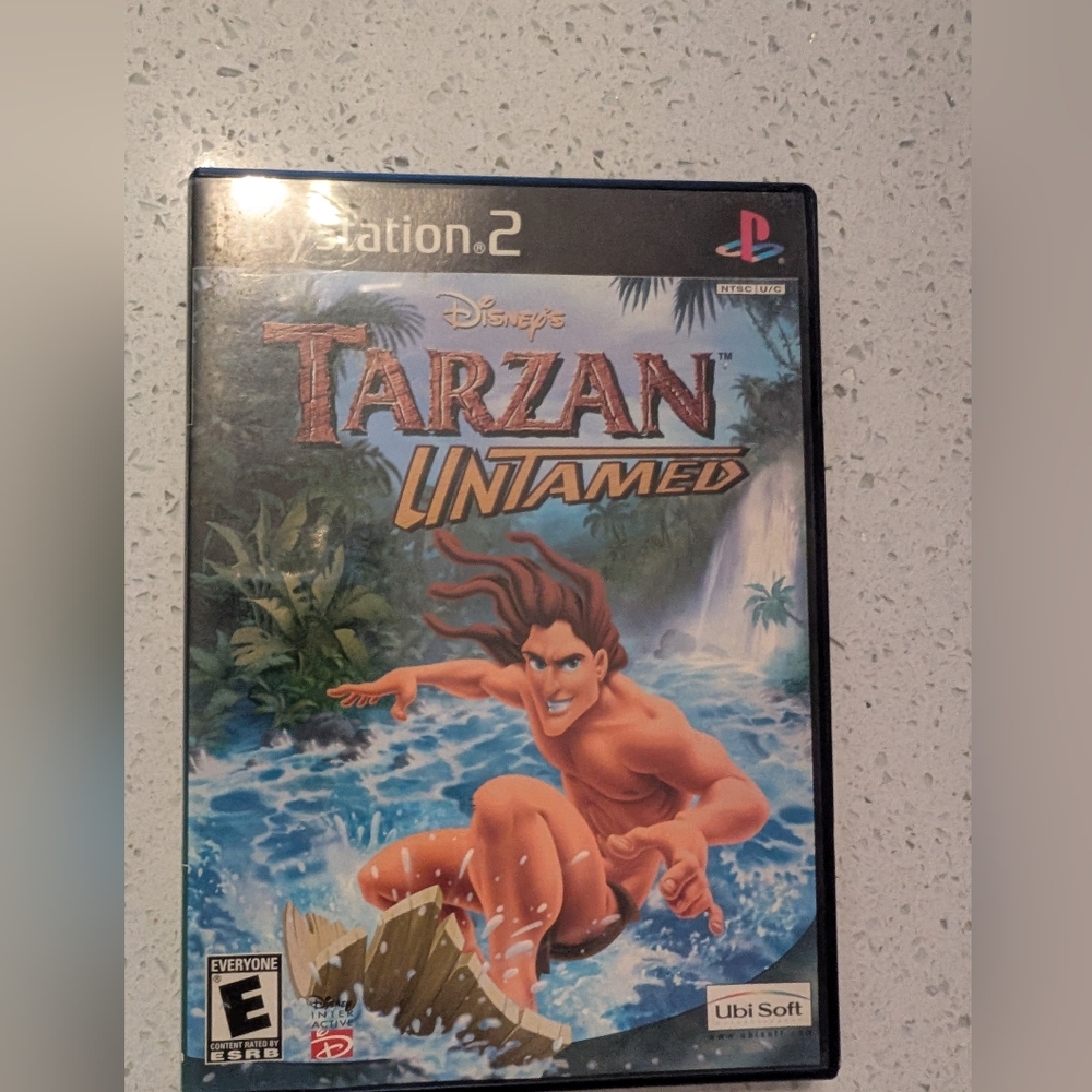 Disney Tarzan Untamed Video Game Black PS2 Case